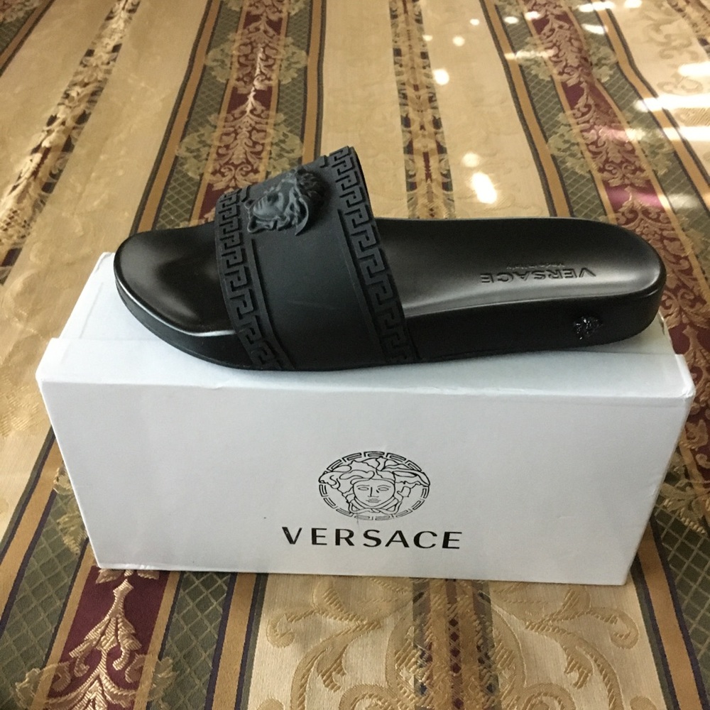 Versace pool slides